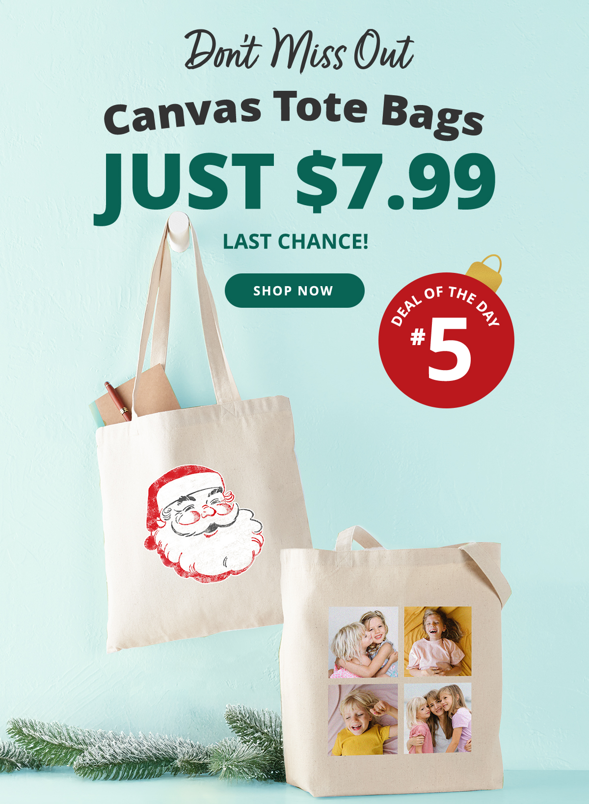 Canvas Tote Bags Just $7.99